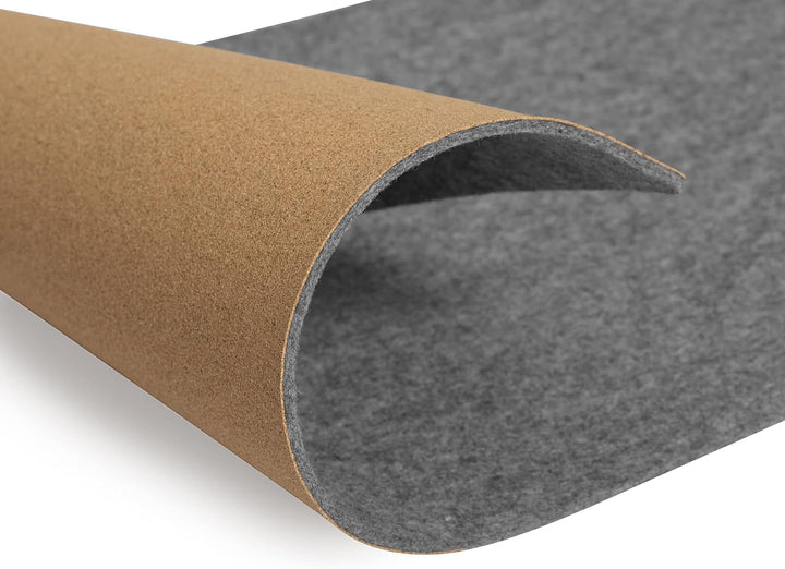 Oakywood Filz- und Kork-Tastatur- und Mauspad – Büro-Schreibtischzubehör für Männer und Frauen – Wor