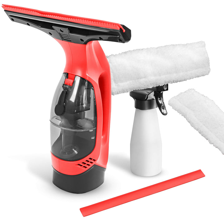 STARK Akku-Fenstersauger WC 2000 HOME, Set mit abnehmbarem Wassertank, Sprühflasche Streifenfreie Re