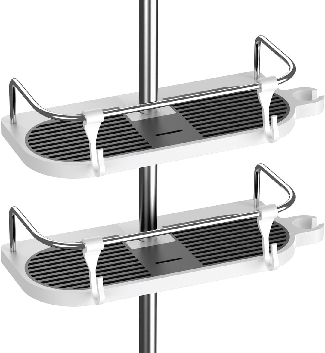 Hawsam Ohne Bohren Duschablage für die Duschstange - Badezimmer Dusche Rack Verstellbar Höhe, Für Du
