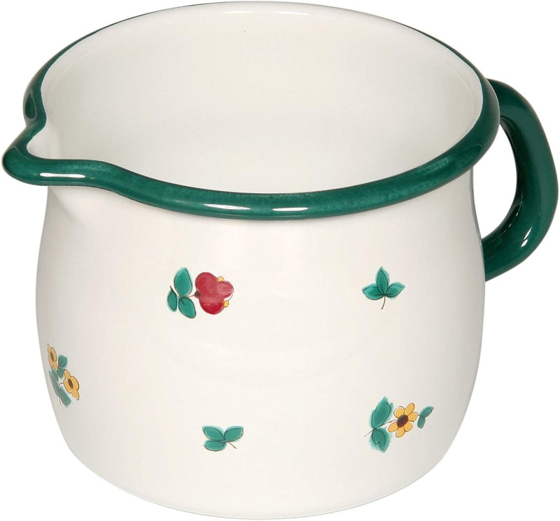 RIESS, 0093-049 Schnabeltopf, gebaucht, 10, COUNTRY - GMUNDNER STREUBLUMEN, Durchmesser 10 cm, Inhal