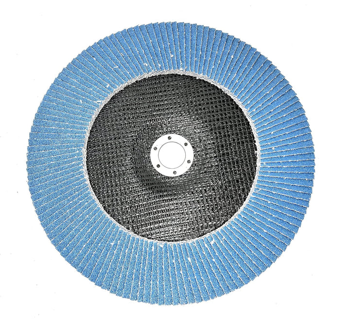 WELLERWERKZEUGE | 4er SET Fächerscheiben Ø 230mm x 22,23 Körnung 40/60/80/120 Schleifscheiben Lamell