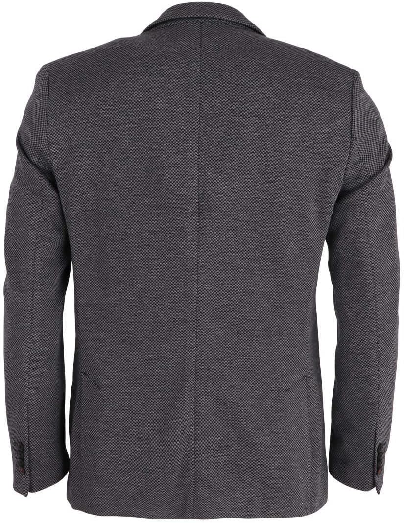 Venti Sakko Langarm Reverskragen Struktur dunkelblau, 48 Dunkelblau