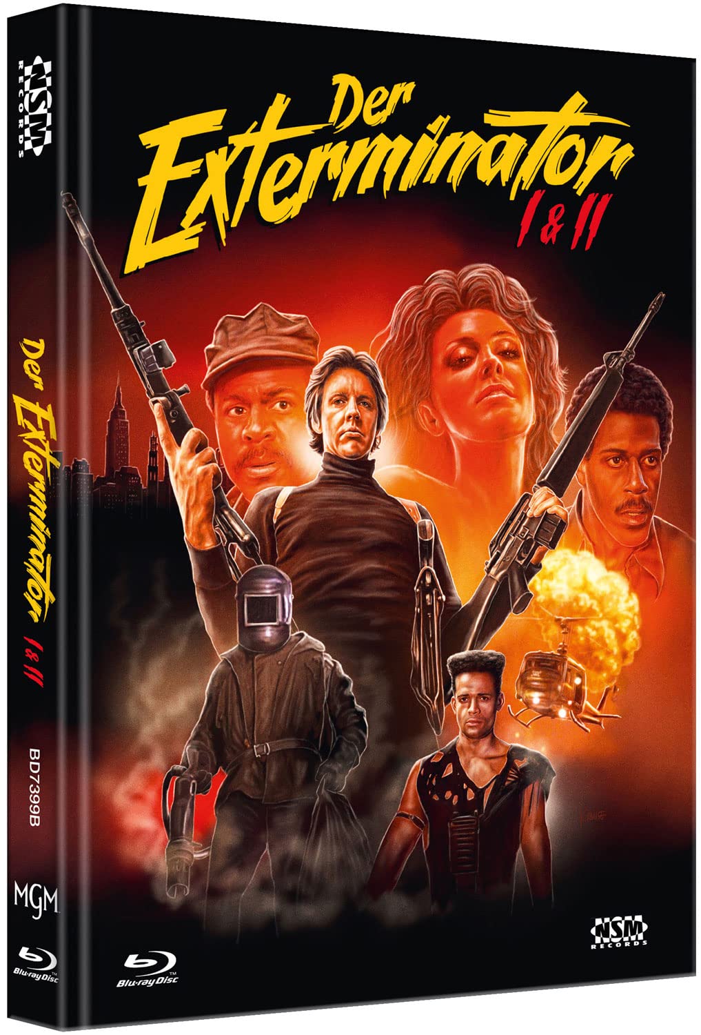 Exterminator 1 & Exterminator 2 [2 Blu-Ray] - uncut - limitiertes Mediabook Cover B, Blu-ray