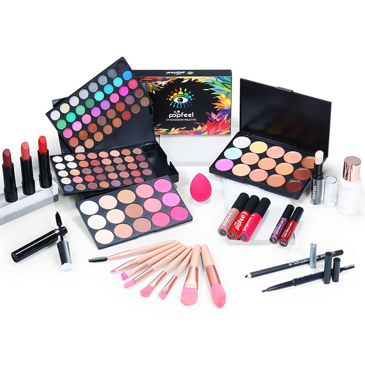 FantasyDay Multifunktions Exquisite Make-up Geschenkset Kosmetik Schmink Kit für Gesicht, Augen und