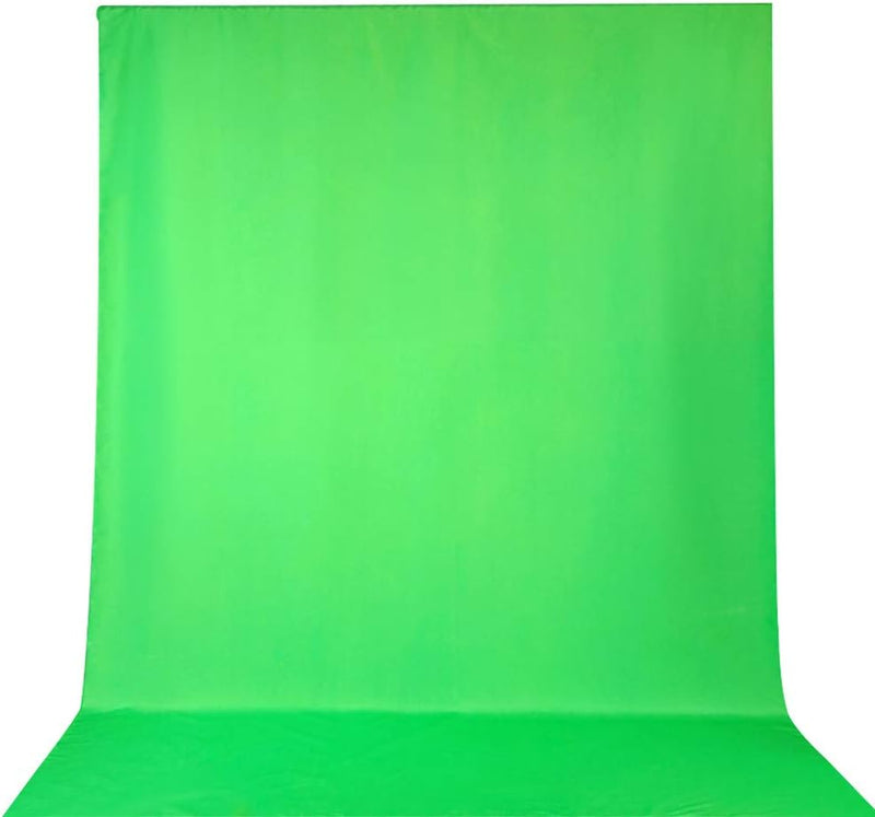 Hersmay 10 x 19.6 ft/3 x 6 m Greenscreen Fotostudio Hintergrundstoff Green Screen 100% Reine Muslin