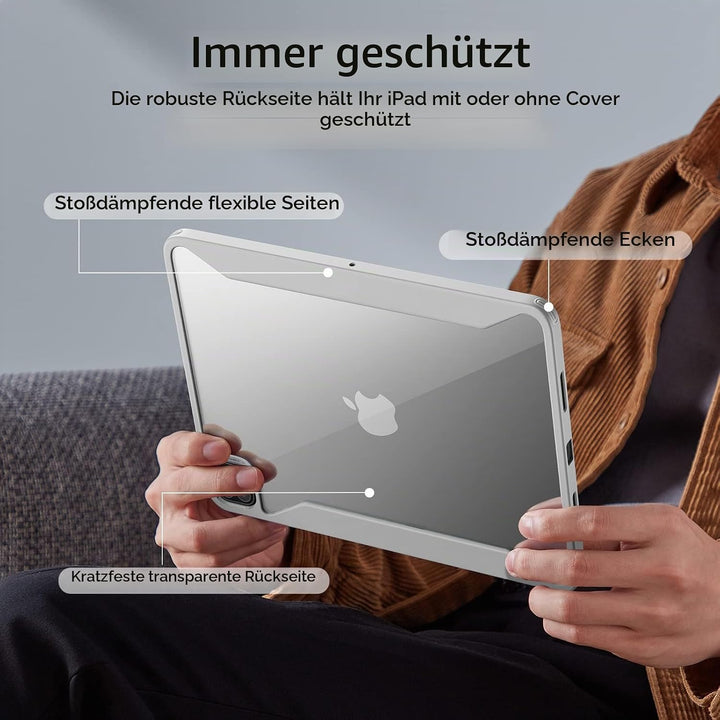 ESR für iPad Pro 11 Hülle Hybrid, iPad 11 Pro Hülle (2022/2021) mit Pencil Halter, Abnehmbare Magnet