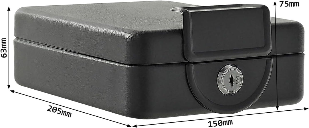 Profirst Reisetresor PTS Stahl inklusive Halterung HxBxT 220x163x66 mm Zylinderschloss mit 2 Schlüss