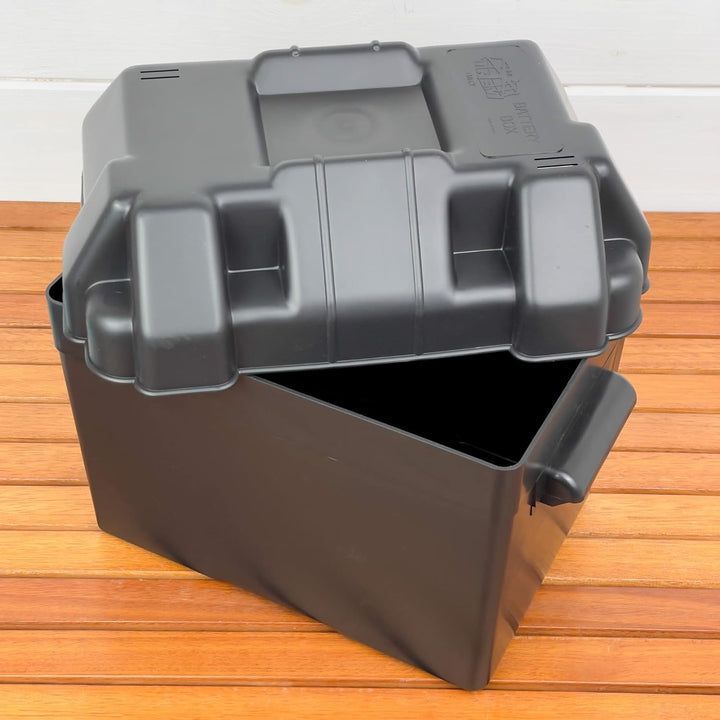 Batteriekasten max 90 A Werkzeugkasten aus Polypropylen 29 x 19 x H24 cm, Max 90 A