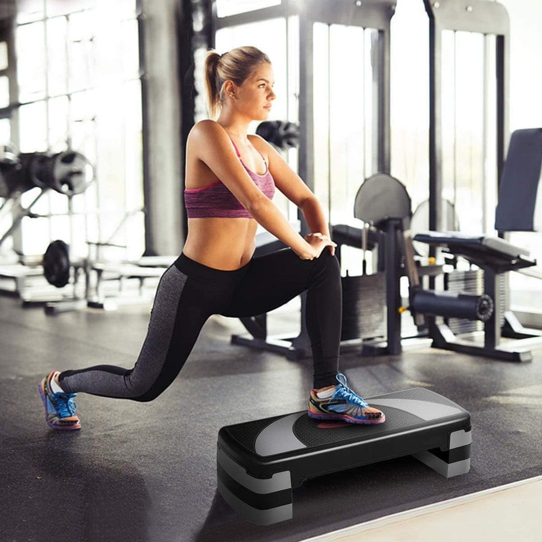 Enjoy Fit Aerobic Steppbrett XL Premium Extra Gross Inkl. 3-Fach Höhenverstellbarer Stepper, 78 x 30