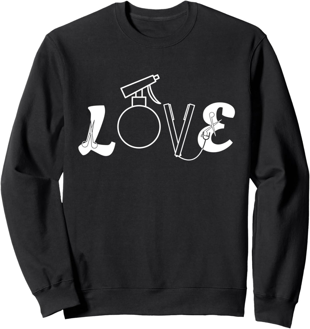 Friseurwerkzeuge Lustiges Geschenk Fun Sweatshirt