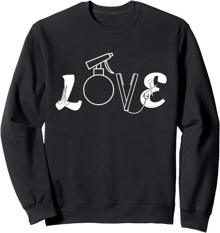 Friseurwerkzeuge Lustiges Geschenk Fun Sweatshirt