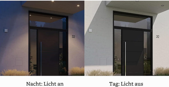 Steinel Dämmerungssensor NightmatIQ Plus Weiss, smarter Dämmerungsschalter, 1000 W, Zeitschaltuhr, p