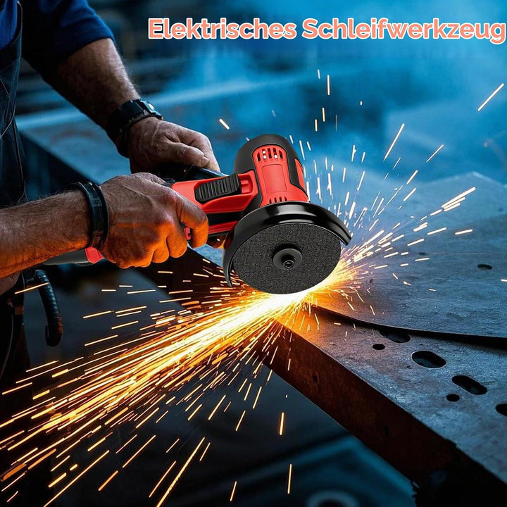 Akku Winkelschleifer,12V Mini Winkelschleifer mit 2x1200mAh Akkus 18000 PRM,Winkelschleifer mit 6 Tr