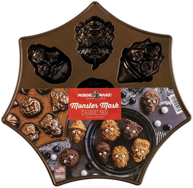 Nordic Ware Monster Mask Cakelet Monster Cakelet, Monster Cakelet