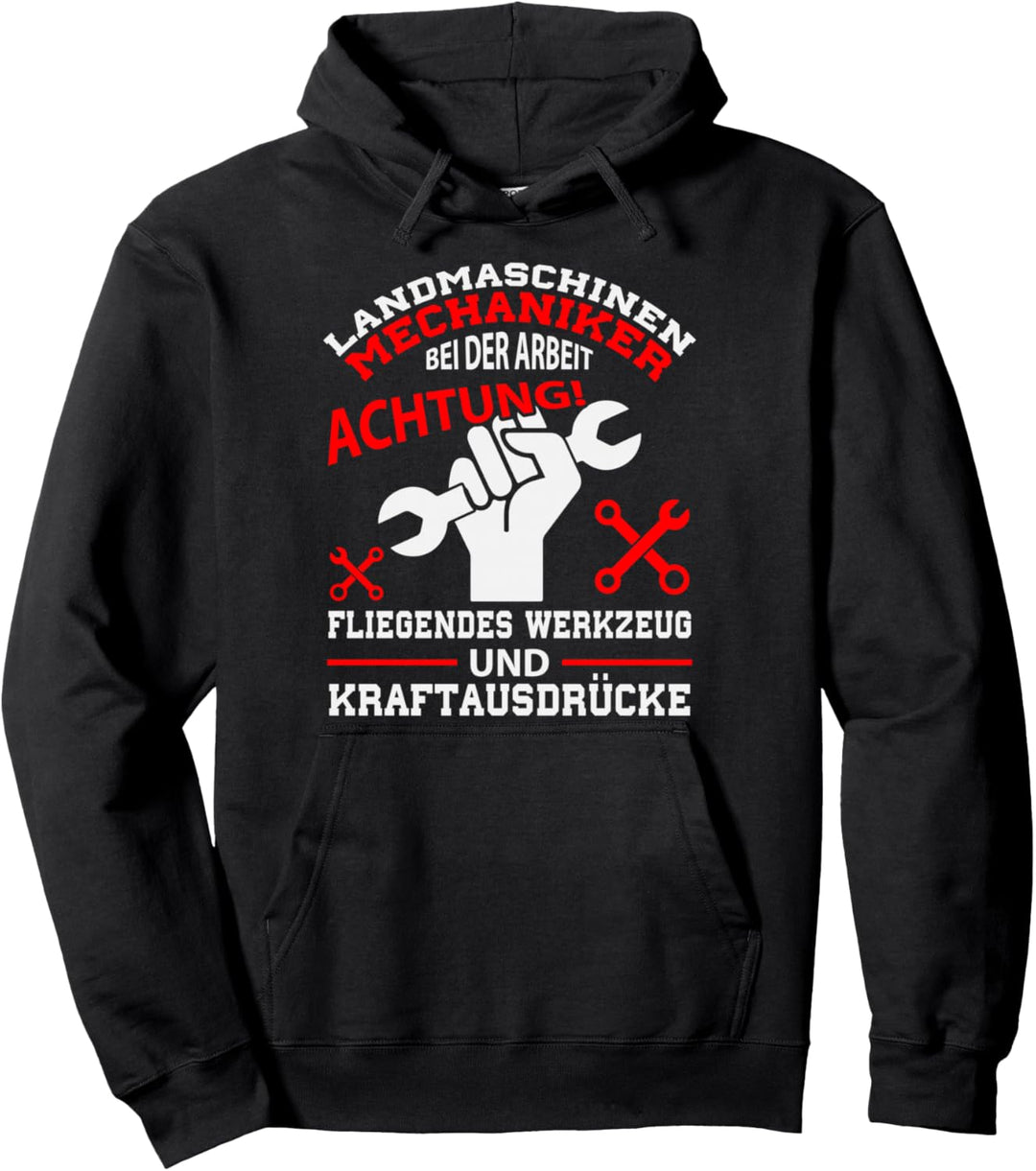 Landmaschinenmechaniker Sprüche Bauer Geschenk für Herren Pullover Hoodie