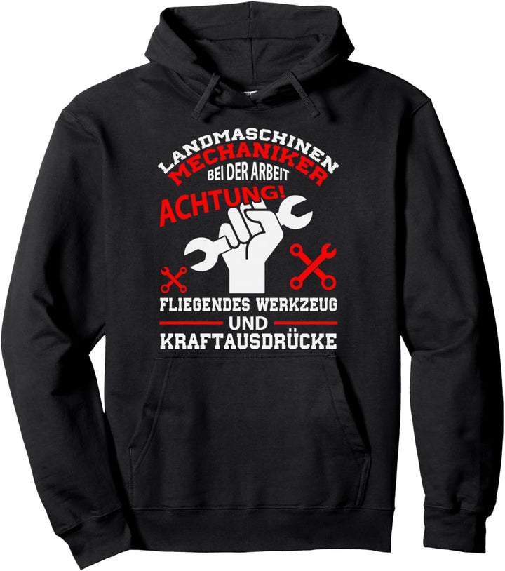 Landmaschinenmechaniker Sprüche Bauer Geschenk für Herren Pullover Hoodie