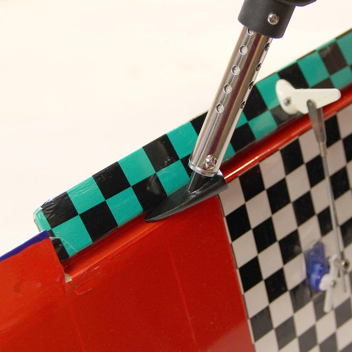 JAMARA 172131 - Folienbügeleisen Pro Decal - Teflonbeschichtete Gleitsohlen (rund / flach), Bügeln a