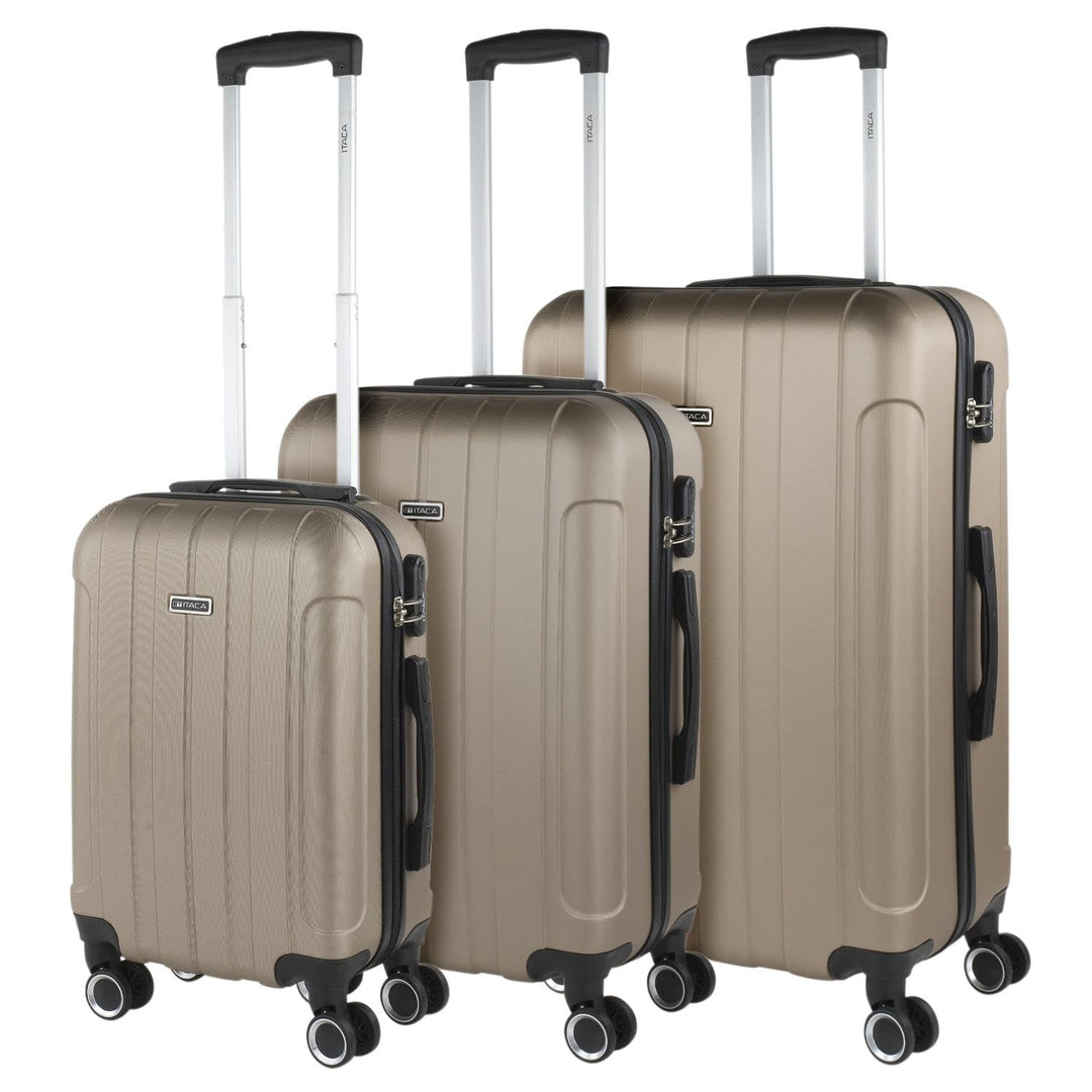 ITACA - Reisekoffer der Firma, Set mit 4 Rädern – Set Travel Cases ABS – Set Sturdy and Light Travel