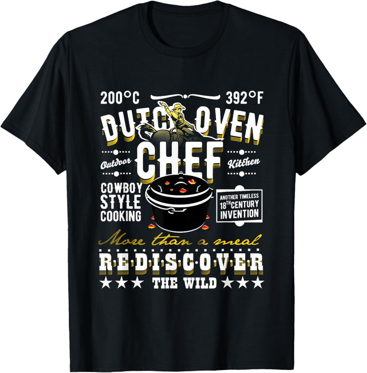 Dutch Oven Design BBQ & Grill Fan Dutch Oven T-Shirt