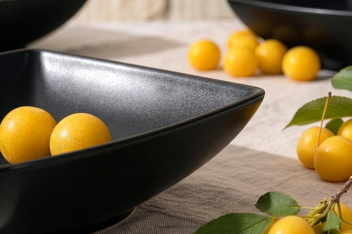 Konsimo. Elegant Suppenteller Set 6er - Schale aus Keramik - Pastateller und Tiefteller für 6 Person