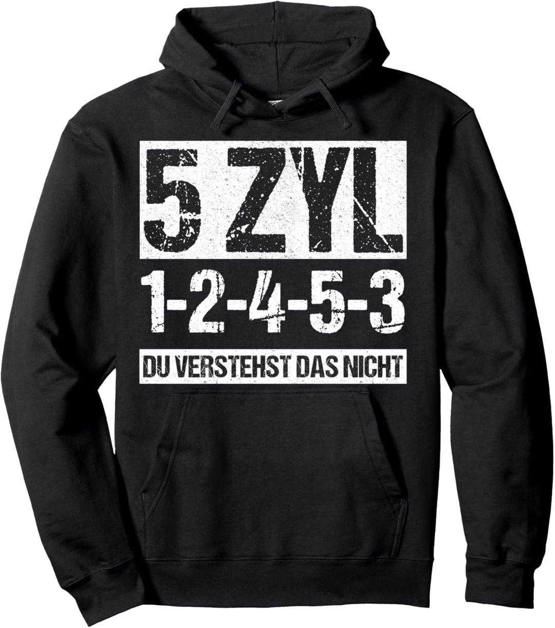 Tuner 5 Zylinder Zündreihenfolge Zündfolge Turbo 1 2 4 5 3 Pullover Hoodie
