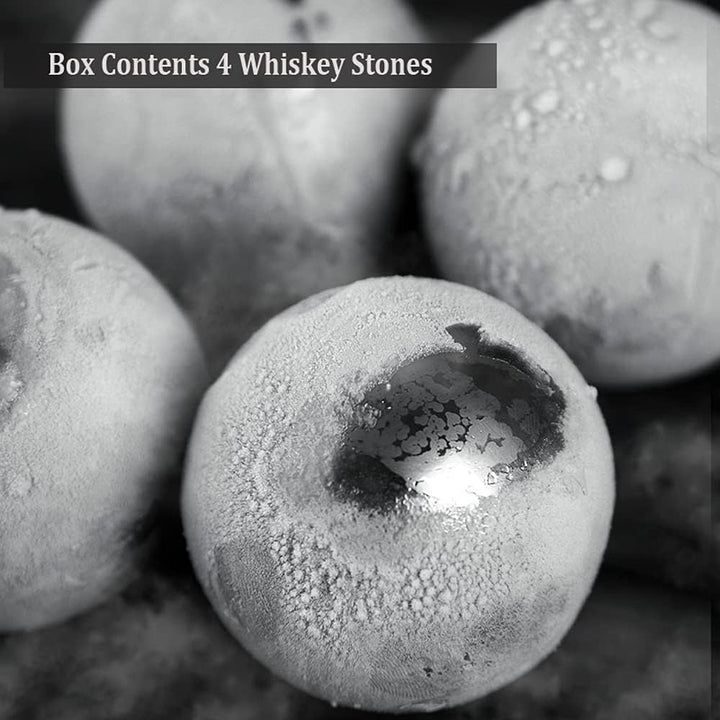 Whisky Steine Edelstahl Eiswürfel Ball Set-8 Wiederverwendbare Kühlsteine Geschenkset Ice Whiskey St