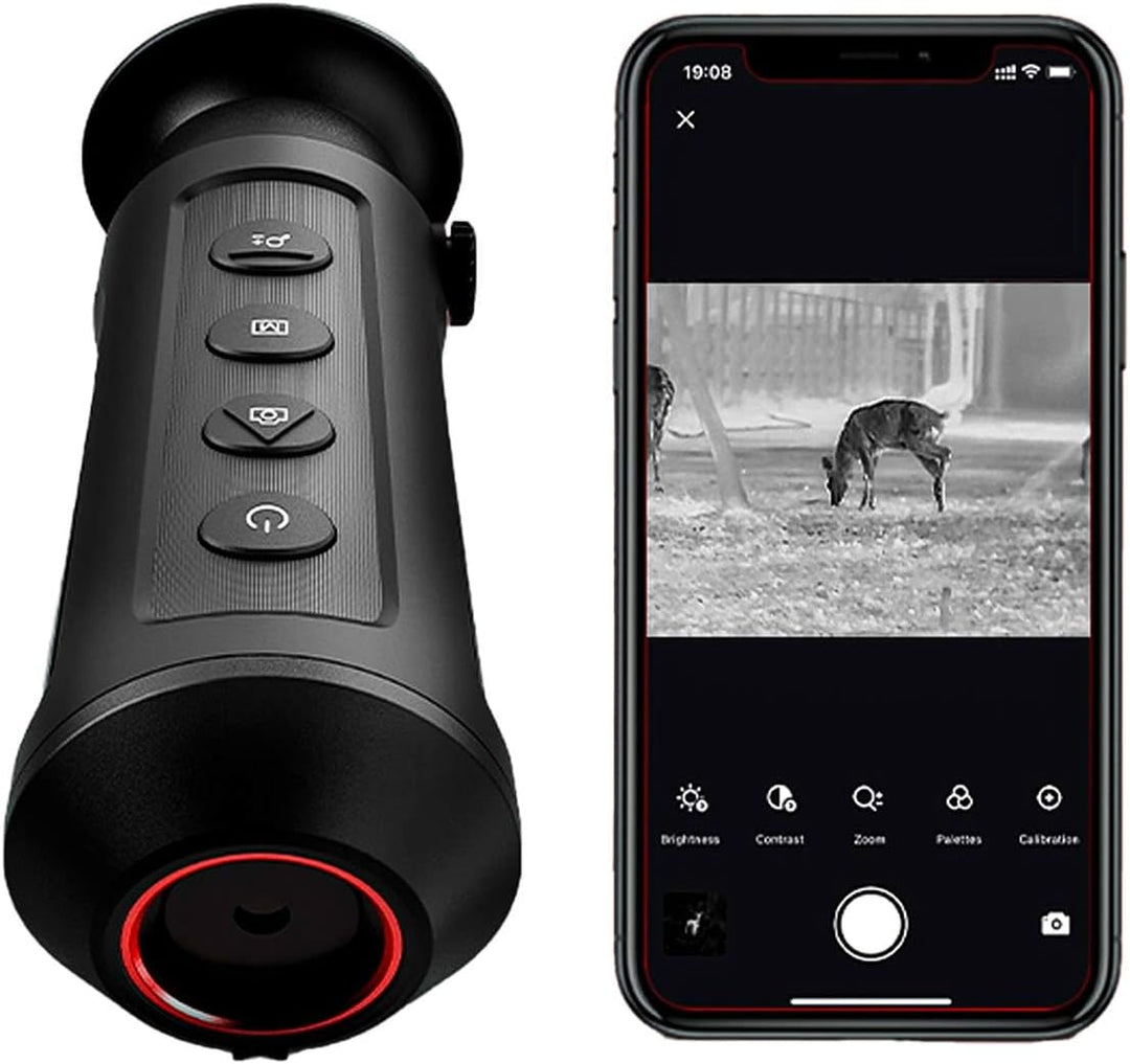 HIKMICRO Lynx S LE15S - tragbares Wärmebildmonokular/Wärmebildkamera mit OLED-Display, Beobachtung u