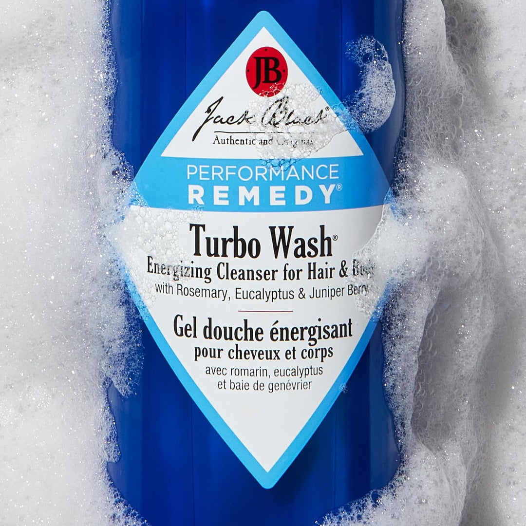 Jack Black Turbo Wash Energizing Cleanser for Hair & Body, 3 fl. oz.