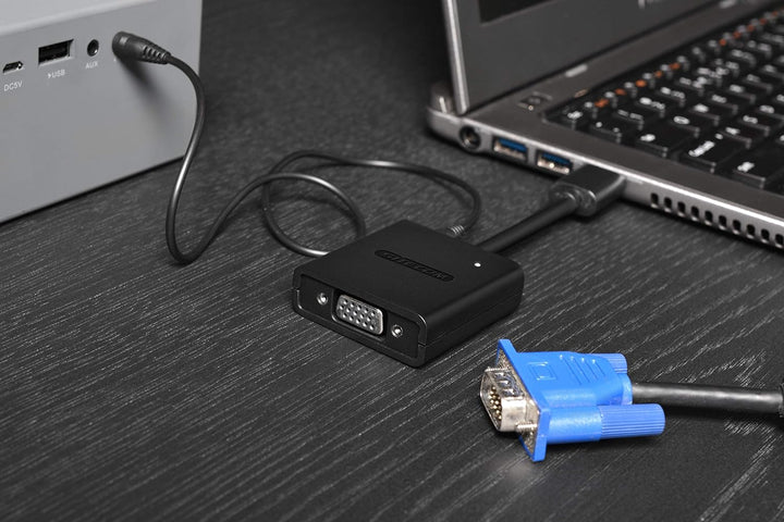 SITECOM CN-351 HDMI auf VGA mit Audio Adapter schwarz