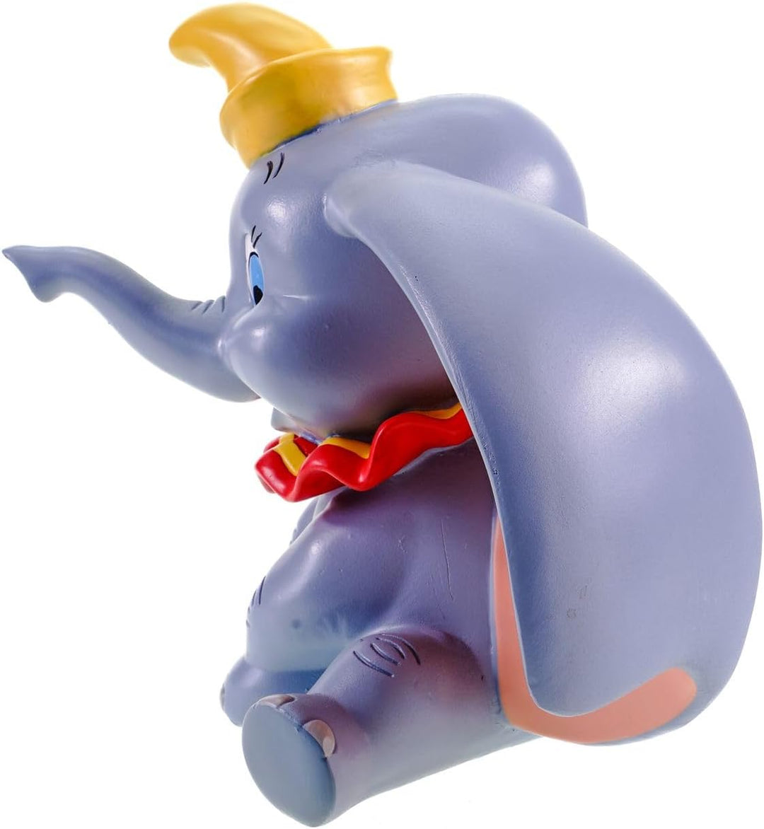 Gartenfigur Dumbo - Disney's bezaubernder Elefant für dein Zuhause aus Polyresin - Mehrfarbige Deko-