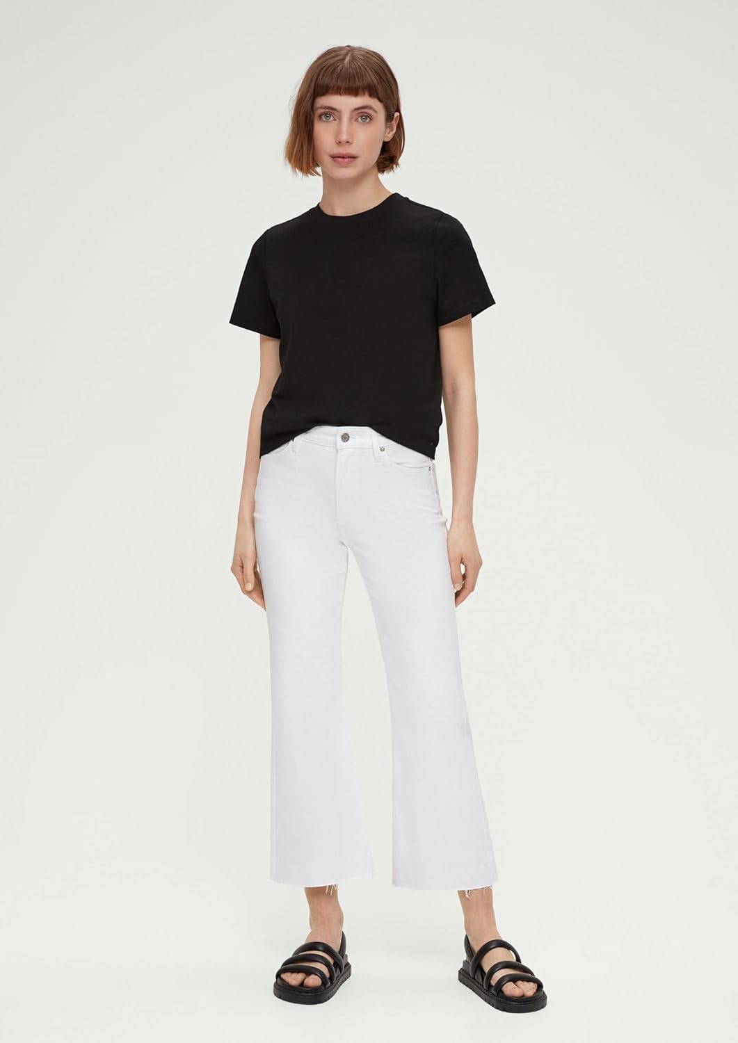 s.Oliver Damen Jeans, Flared Leg 36 Weiss 01z8, 36 Weiss 01z8