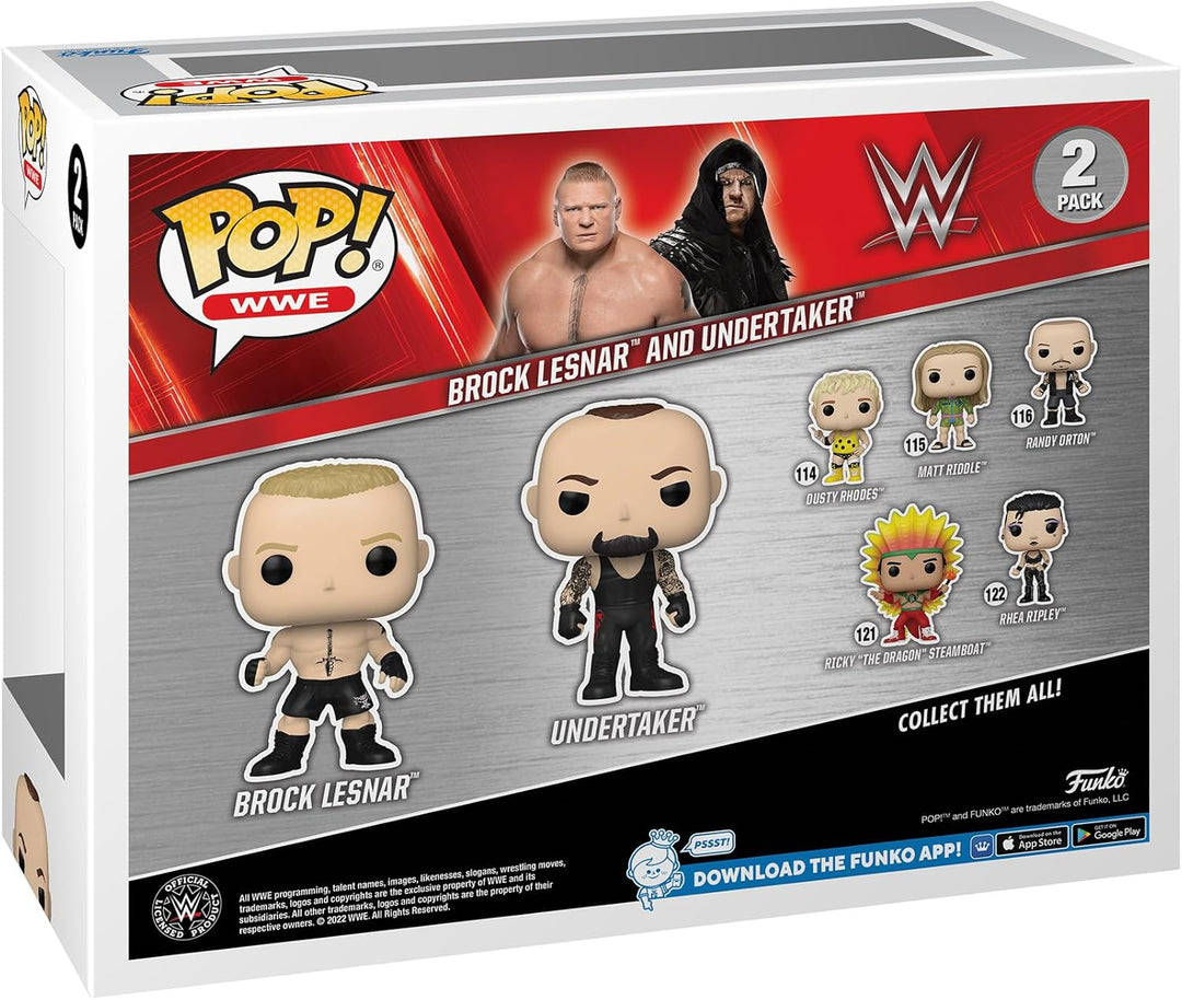 Funko Pop! WWE: Lesnar & Undertaker and Undertaker - Vinyl-Sammelfigur - Geschenkidee - Offizielle H