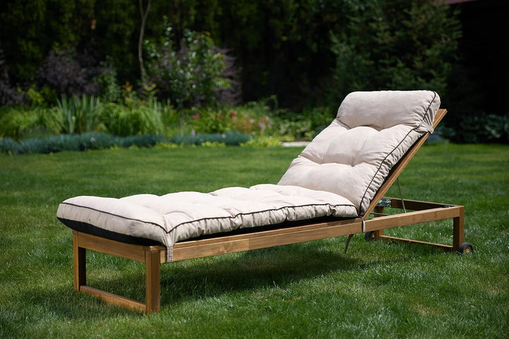 Liegenauflage, Auflage für Gartenliege 200 x 55 x 8 cm, Auflagen für Deckchair, Polsterauflage für S