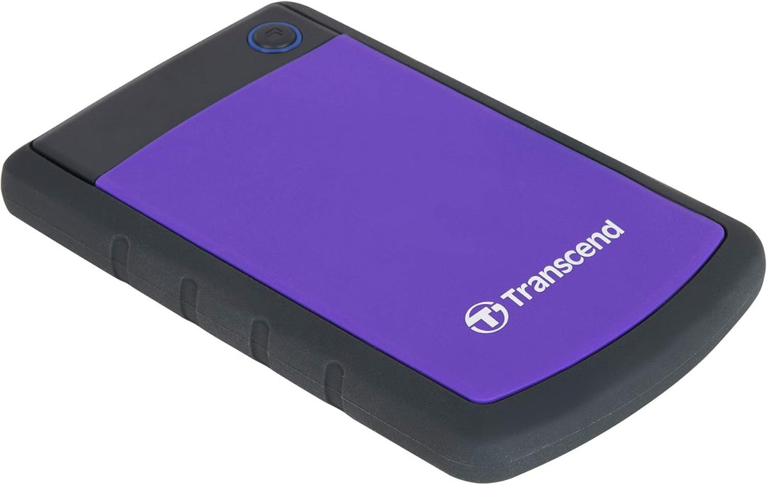 Transcend TS1TSJ25H3P 1TB portable, externe Festplatte (HDD) in purple (lila) mit Backup-Funktion (D