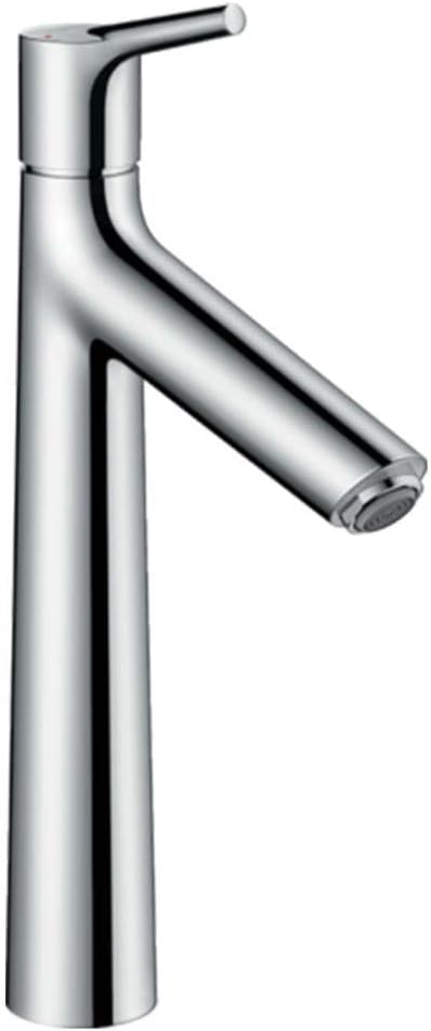 hansgrohe Wasserhahn Talis S (Armatur mit Auslauf Höhe 190mm und Zugstangen-Ablaufgarnitur) Chrom