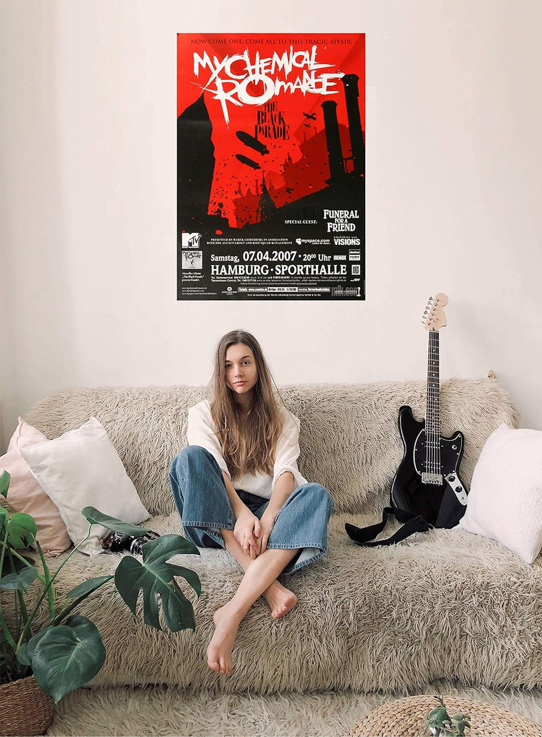 My Chemical Romance - Now Come One, Hamburg 2007 » Konzertplakat/Premium Poster | Live Konzert Veran