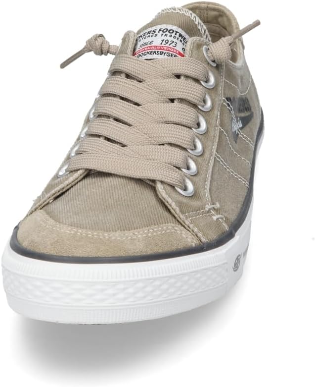 Dockers by Gerli Herren Low-Top Sneaker, Männer Halbschuhe 47 EU Sand 30st027 790450, 47 EU Sand 30s