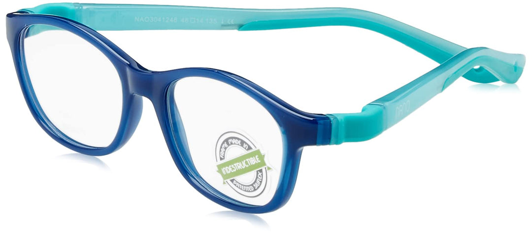NANOVISTA Unisex Kinder Sonnenbrille 46 Marino Cristal/Azul Glow, 46 Marino Cristal/Azul Glow