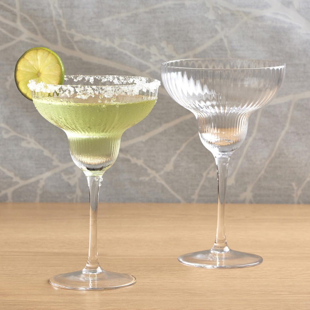 Anton Studio Designs - Empire Margarita Gläser - Cocktailgläser - Set von 2…, Transparent