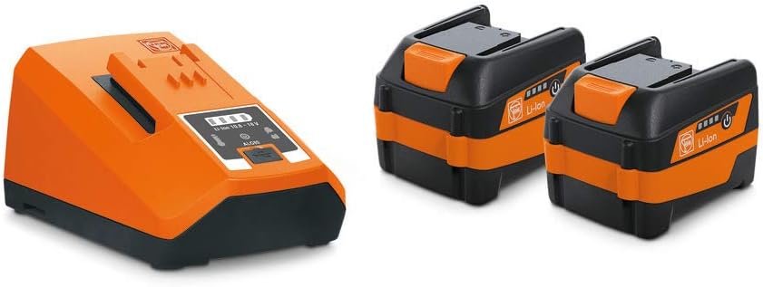 FEIN Akku-Starter-Set (mit 2 Akkus 6 Ah, 1 Ladegerät, Spannung 12 V, Werkzeugakku für Elektrowerkzeu