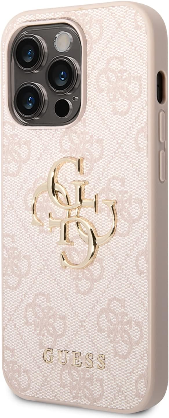 CG MOBILE Guess PU-Lederhülle für iPhone 15 Pro Max (Pink) rose, rose