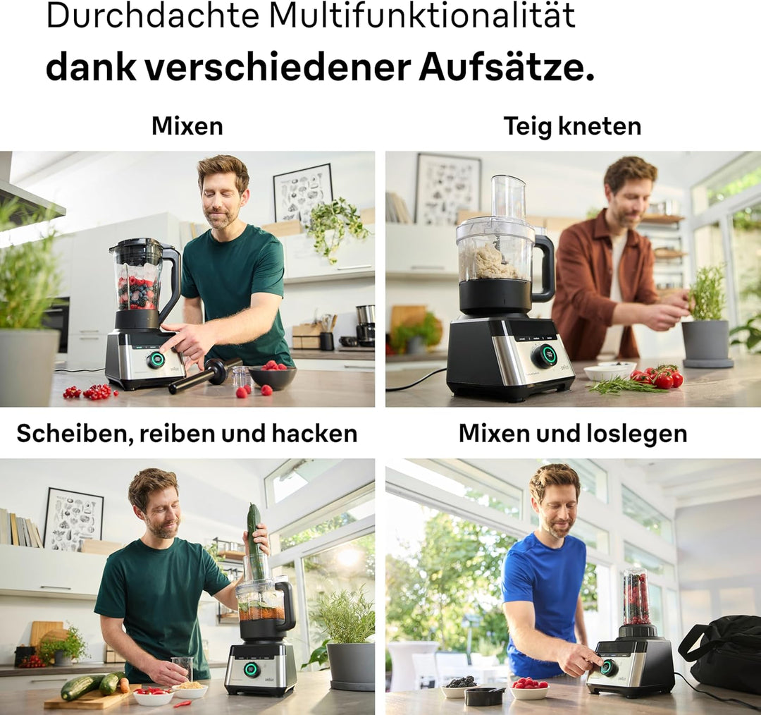 Braun PowerBlend 7 – Hochleistungs-Standmixer mit 30.000 U/min für cremige Smoothies, Shakes & Sauce