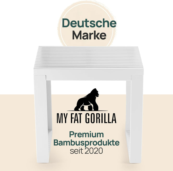 Bambus Holzhocker - Flur Möbel - Sitzbank Flur - Holzbank - Blumenhocker | BAM BOO BOX Bambus Blumen