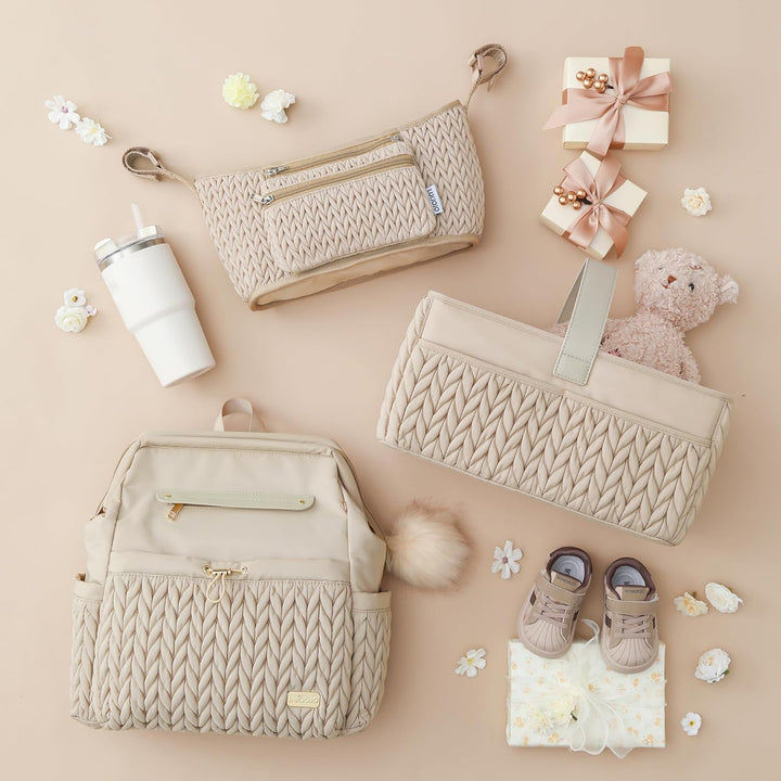 LUKJOJO - Baby-Wickelkorb, Aufbewahrungskorb für Neugeborene Jungen und Mädchen, Reisekorb für Feuch