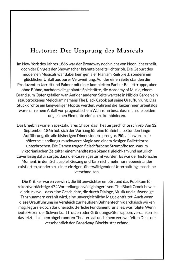 Das perfekte Buch für Musical-Fans: Geschichten, Wissenswertes, Inspirationen und mehr, Gebundenes B