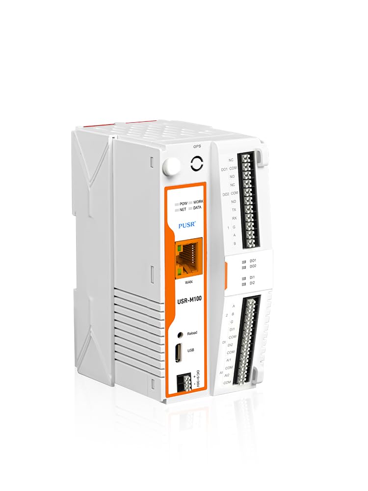 PUSR USR-M100-ETH Industrielle Remote IO Edge Computing IOT Gateway 4g Modem IO Controller MQTT/SSL