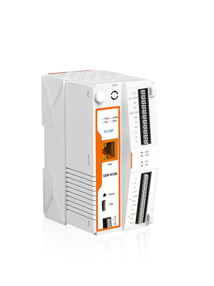 PUSR USR-M100-ETH Industrielle Remote IO Edge Computing IOT Gateway 4g Modem IO Controller MQTT/SSL