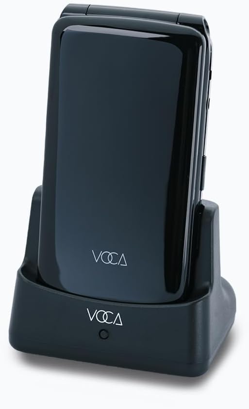 VOCA Klapphandy mit grossen Tasten für Senioren | Entsperrtes 4G LTE | Hohe Lautstärke | SOS-Taste |
