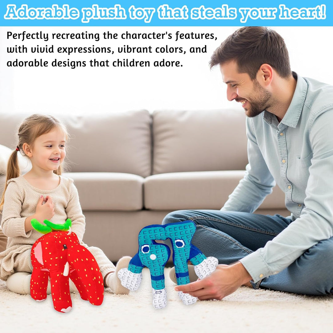JIASHA Steal a Brain-rot Plüsch, 2PCS Italian Brain-rot Kuscheltier, Steal a Brai-nrot Plush Toy, It