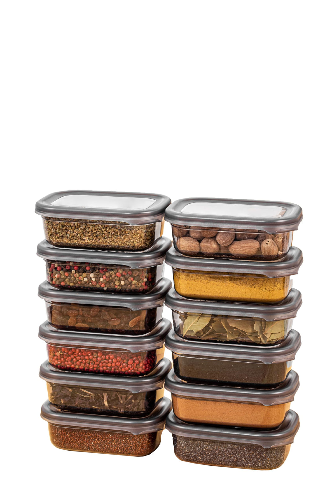 Viwares luftdichte Vorratsdosen mit Deckel | 12er Vorratsbehälter Set | BPA-FREI | Zur Müsli Mehl un